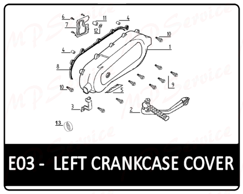 2010-2016 Bremshebel links Motowell Retrosa 125 Bj 2010-2016 Bremshebel links Motowell Retrosa 125 Bj