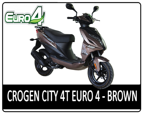 Motowell Crogen City 4T Brown - EURO4