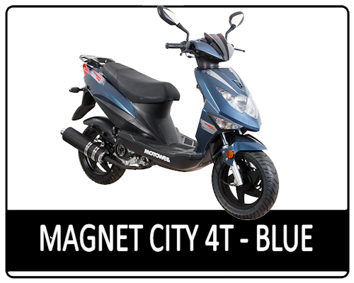 Motowell Magnet City 4T Metál kék