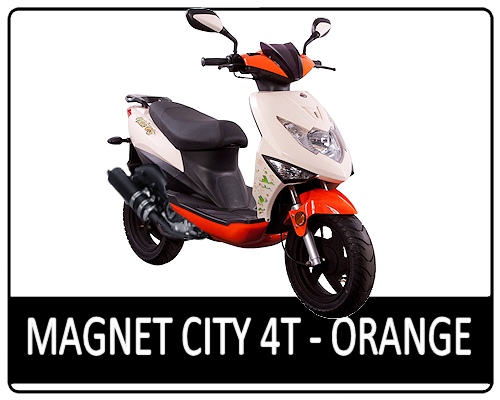 Motowell Magnet City 4T narancs