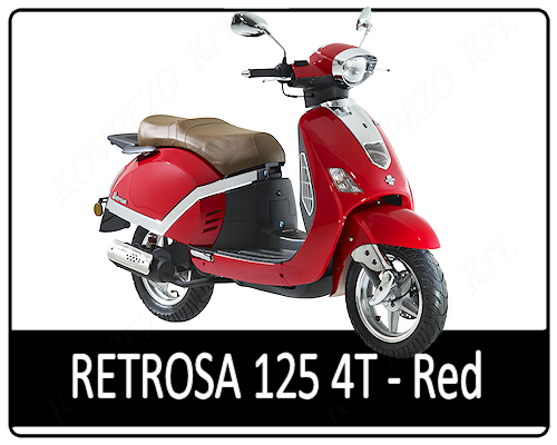 Motowell Retrosa 125 4T Red