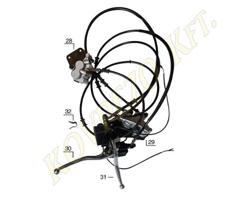 33. BREMSE SYSTEM (R3-50ccm)