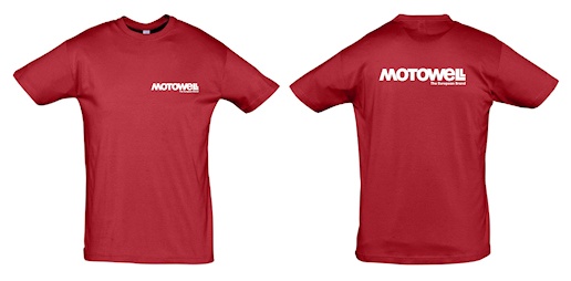 T SHIRT MOTOWELL ROT