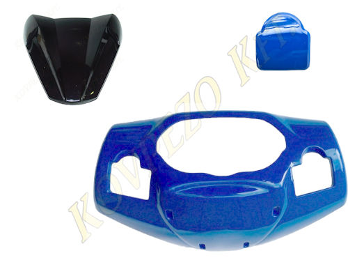 00. HANDLE COVER - BLAU + VISOR